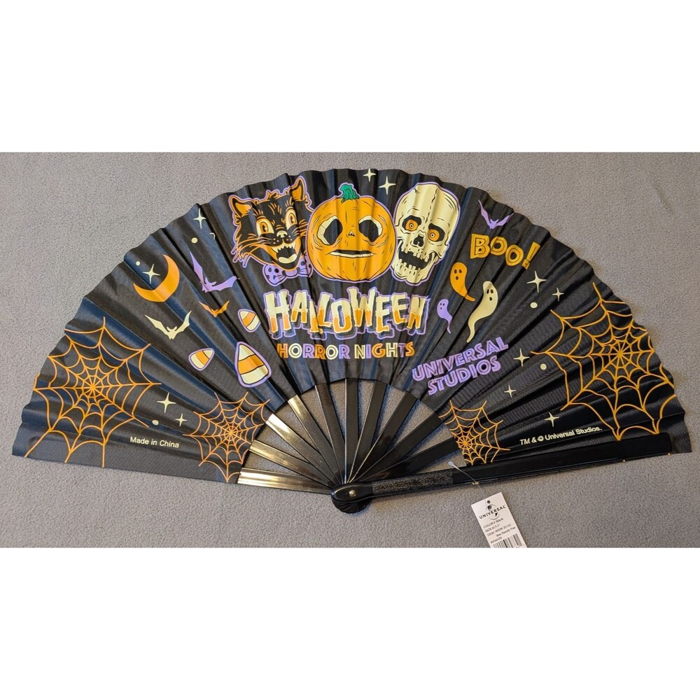 Universal Studios Halloween Horror Nights HHN Folding Hand Fan NWT Lil Boo 2022